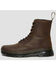 Dr. Martens Men's Combs Crazy Horse Leather Lace-Up Casual Boots - Round Toe , Brown, hi-res