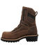 Image #3 - Georgia Men's 9" LTX Waterproof BOA Logger Work Boots - Composite Toe, Brown, hi-res