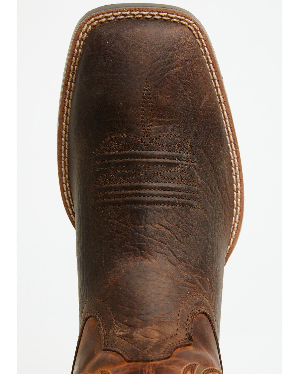 Image #6 - Ariat Men's Sport Rustler Performance Western Boots - Broad Square Toe, Brown, hi-res
