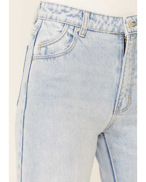 Image #4 - Rolla's Women's Sunbleach Originals Straight Leg Jeans, Blue, hi-res