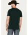 Image #4 - Cinch Men's Western Tradition Short Sleeve Graphic T-Shirt, Dark Green, hi-res