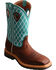 Image #1 - Twisted X Men's Lite Western Work Boots - Steel Toe, Brown, hi-res