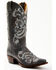 Image #1 - Shyanne Women's Iona Floral Studded Western Boots - Snip Toe, Grey, hi-res