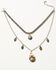 Image #1 - Shyanne Women's Soleil Inlay Teardrop Necklace, Silver, hi-res