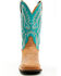 Image #4 - Justin Women's Shay Distressed Performance Western Boots - Broad Square Toe, Cognac, hi-res