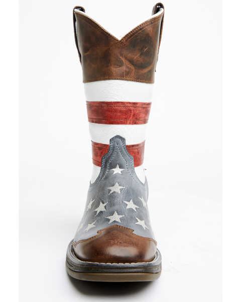 Laredo Men's Hancock Western Boots - Broad Square Toe, Brown, hi-res