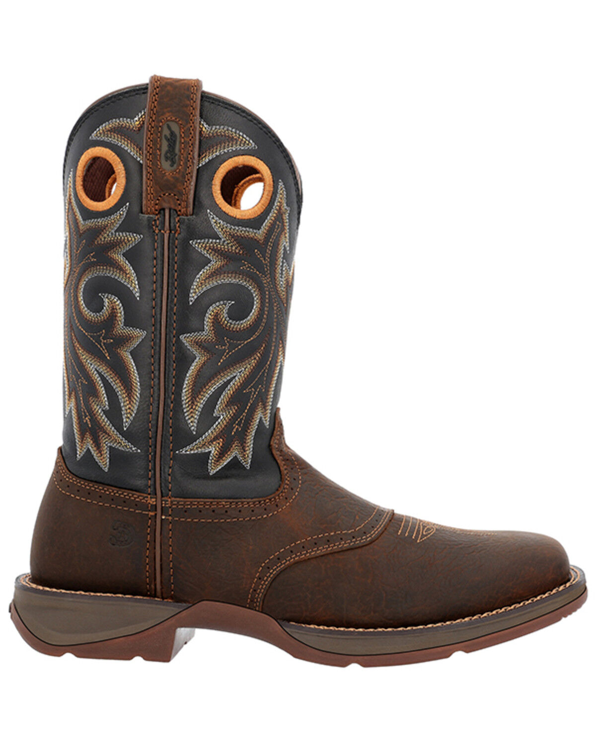 Image #2 - Durango Men's 11" Rebel Performance Western Boots - Broad Square Toe, Brown, hi-res