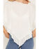 Image #3 - Wild Moss Women's Ruffle Trim Poncho, White, hi-res