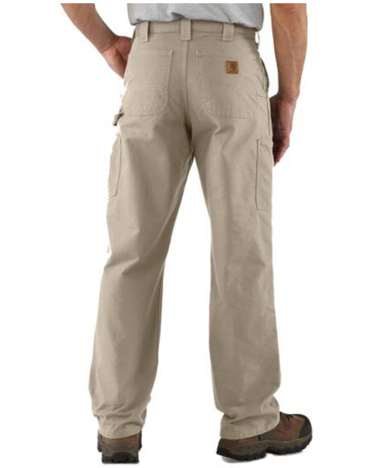 Image #2 - Carhartt Men's Loose Fit Utility Canvas Work Pants - Big, Tan, hi-res