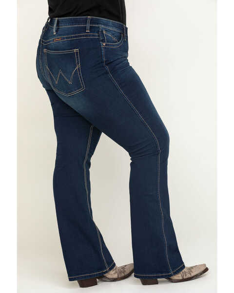 Image #3 - Wrangler Women's Western Ultimate Riding Q-Baby Jeans - Plus , Blue, hi-res