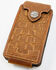 Image #1 - Cody James Men's Crocodile Embossed Cell Phone Case, Brown, hi-res