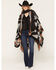 Image #1 - Shyanne Women's Garnet Southwestern Print Shawl, Black, hi-res