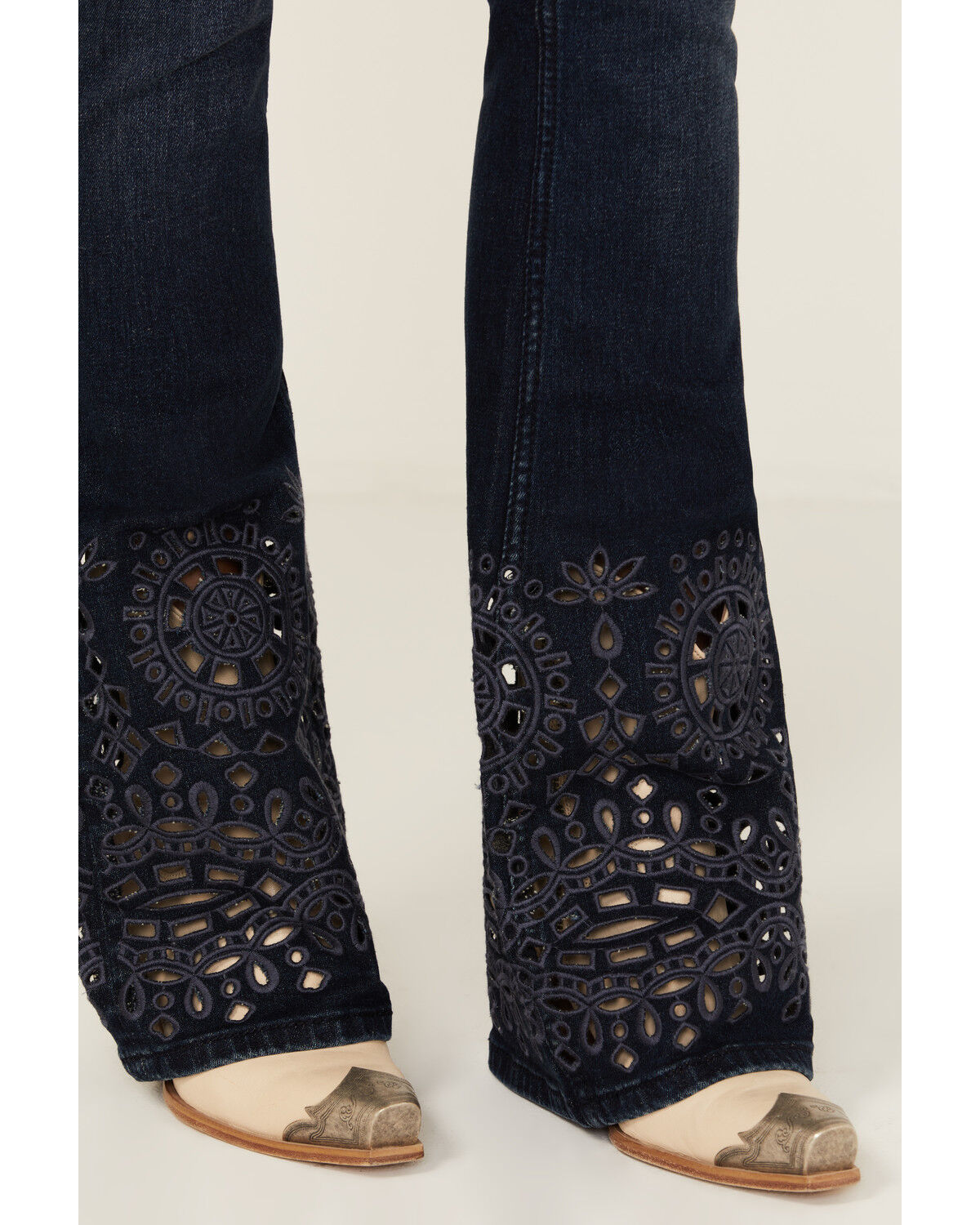 Image #2 - Shyanne Women's Mojave Dark Wash High Rise Stretch Bootcut Jeans, Dark Wash, hi-res