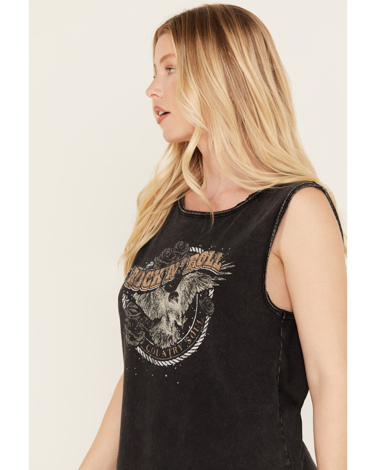 Image #2 - Idyllwind Women's Rock N' Roll Rhinestone Fringe Tee, , hi-res