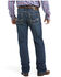 Ariat Men's M4 Adkins Relaxed Fit Stretch Bootcut Jeans, Blue, hi-res