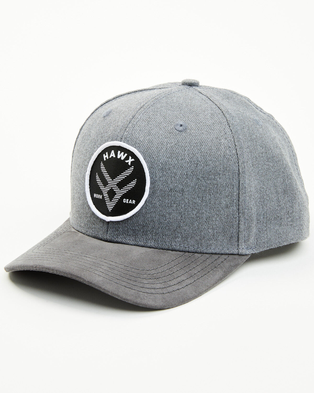 Image #2 - Hawx Men's Circle Patch Ball Cap, Black, hi-res