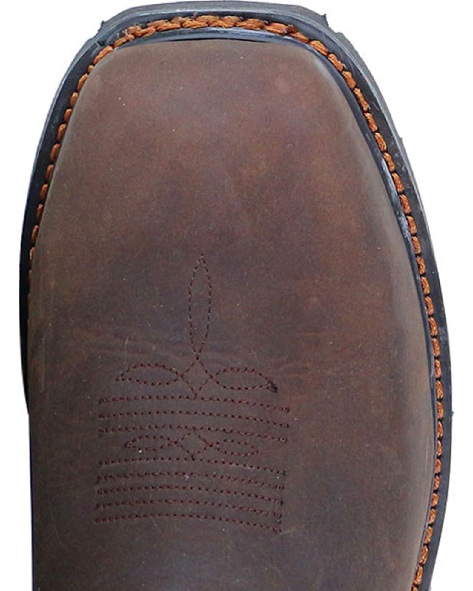 Image #6 - Cody James Men's Waterproof Pull On Work Boots - Composite Toe, Brown, hi-res