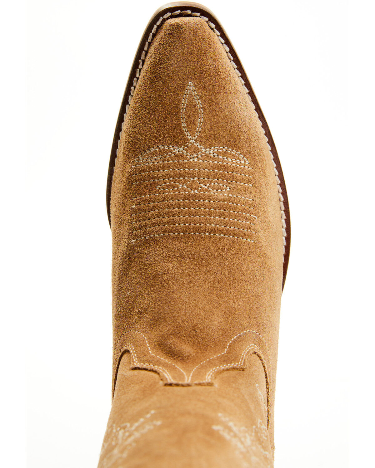 Image #6 - Shyanne Women's Bambi Suede Western Boots - Snip Toe, Tan, hi-res