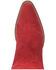 Image #6 - Dingo Women's Out West Suede Western Boots - Snip Toe, Red, hi-res