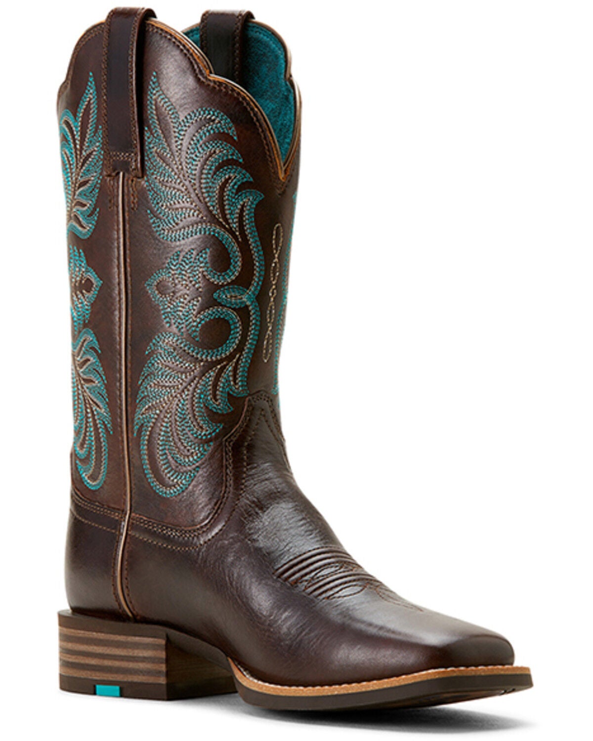Ariat Women's Gillette Western Boots - Square Toe, Brown, hi-res