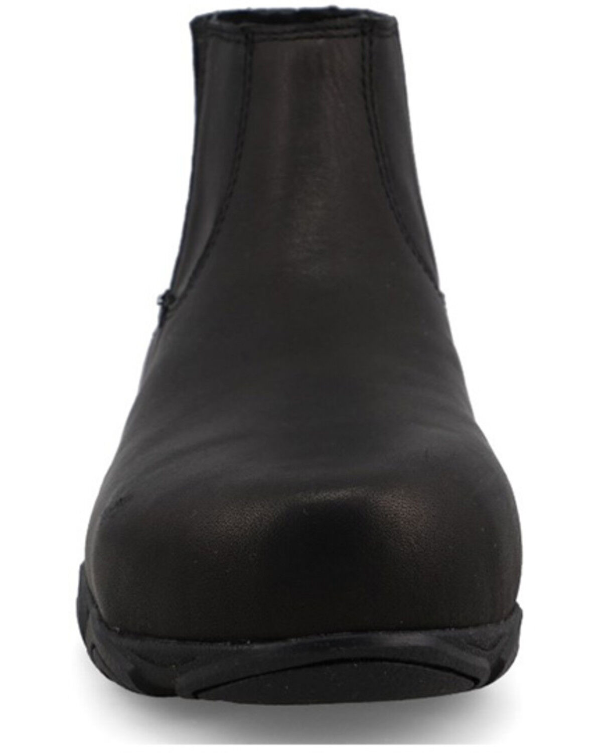 Image #4 - Twisted X Women's 4" Work Chelsea Driving Moc Shoes - Nano Toe, Black, hi-res