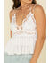 Image #4 - Free People Women's Adella Cami Lace Ruffled Tank Top, White, hi-res