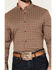 Image #3 - Cody James Men's Adkins Plaid Print Long Sleeve Button-Down Stretch Western Shirt - Tall, Tan, hi-res