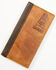 Image #1 - Hooey Men's Brown Logo Embossed Rodeo Wallet , Brown, hi-res