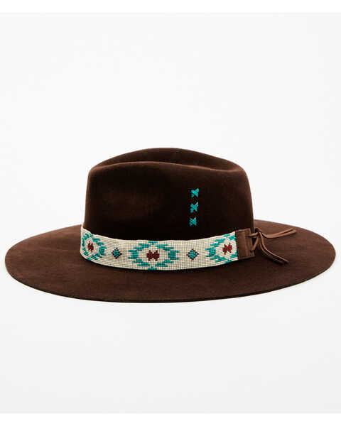 Image #3 - Idyllwind Women's Felt Western Fashion Hat, Brown, hi-res