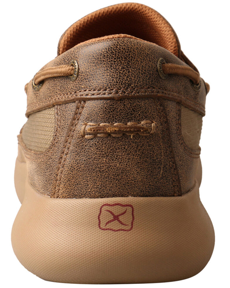 Twisted X Men's CellStretch Driving Shoes - Moc Toe, Brown, hi-res