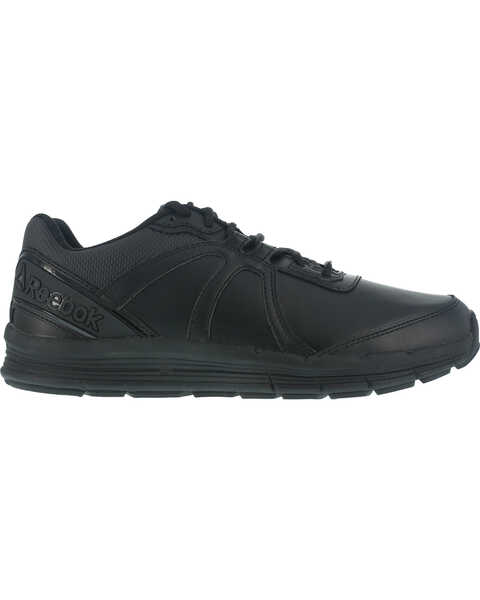 Reebok Men's Guide Athletic Oxford Work Shoes - Soft Toe , Black, hi-res