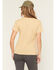 Image #4 - Troll Co Women's Savage Short Sleeve Graphic Tee, Gold, hi-res