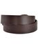 Justin Men's Basic Leather Belt, Brown, hi-res