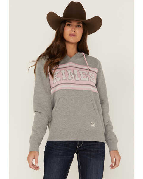 Image #1 - Kimes Ranch Women's North Star Sweatshirt Hoodie, Light Grey, hi-res