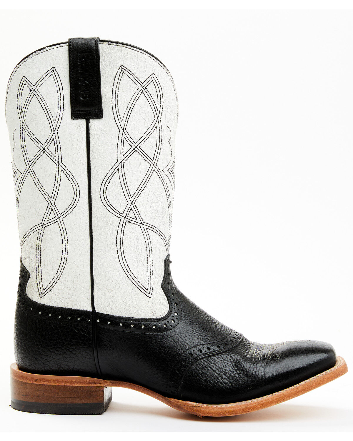 Image #2 - RANK 45® Men's Deuce Western Boots - Broad Square Toe, , hi-res