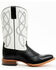 Image #2 - RANK 45® Men's Deuce Western Boots - Broad Square Toe, Black/white, hi-res