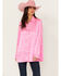 Image #1 - Show Me Your Mumu Women's Smith Button-Down Top , Bright Pink, hi-res