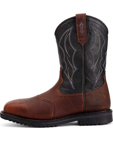 Image #2 - Ariat Men's RigTek Waterproof Work Boots - Composite Toe, Brown, hi-res