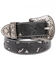 Image #1 - Shyanne Women's Tooled Floral Cut Out Underlay Western Belt , Black, hi-res