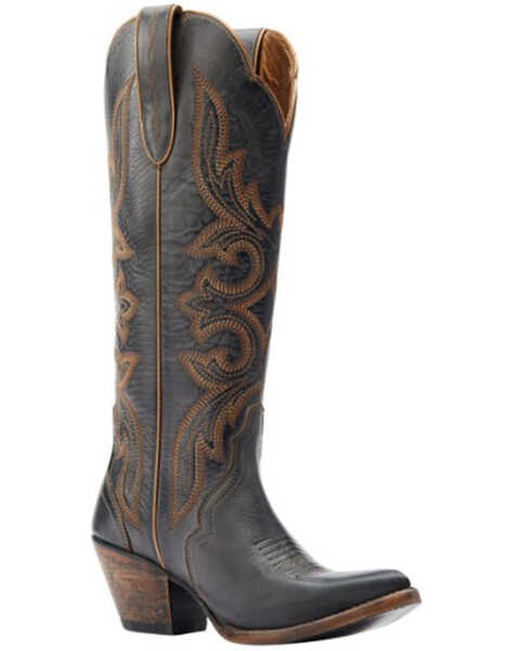 Ariat Women's Belinda Western Boots - Pointed Toe, Black, hi-res