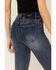 Image #4 - Grace in LA Women's 3-Layer Insert Flare Leg Jeans, Blue, hi-res