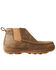 Twisted X Men's CellStretch Double Gore Driving Shoes - Moc Toe, Brown, hi-res