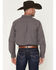 Image #4 - Ariat Men's Pro Series Wheaton Plaid Print FItted Long Sleeve Button-Down Western Shirt, Navy, hi-res