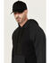 Image #2 - Cody James Men's FR Logo Sleeve Hooded Pullover , Black, hi-res