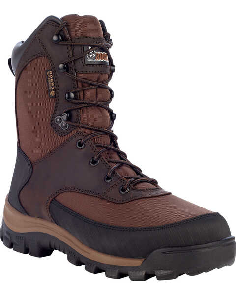 Rocky Core Waterproof Insulated Outdoor Boots - Round Toe, Brown, hi-res