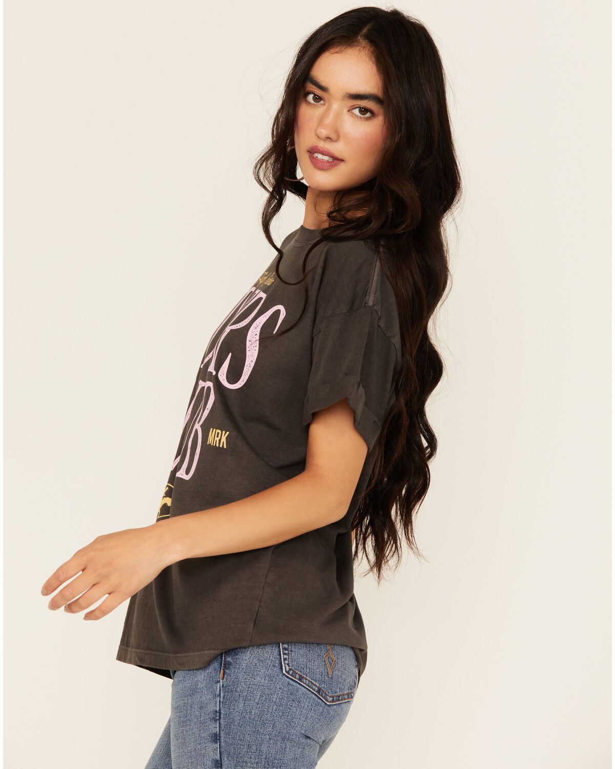 Image #2 - Girl Dangerous Women's Riders Club Short Sleeve Graphic Tee, Black, hi-res