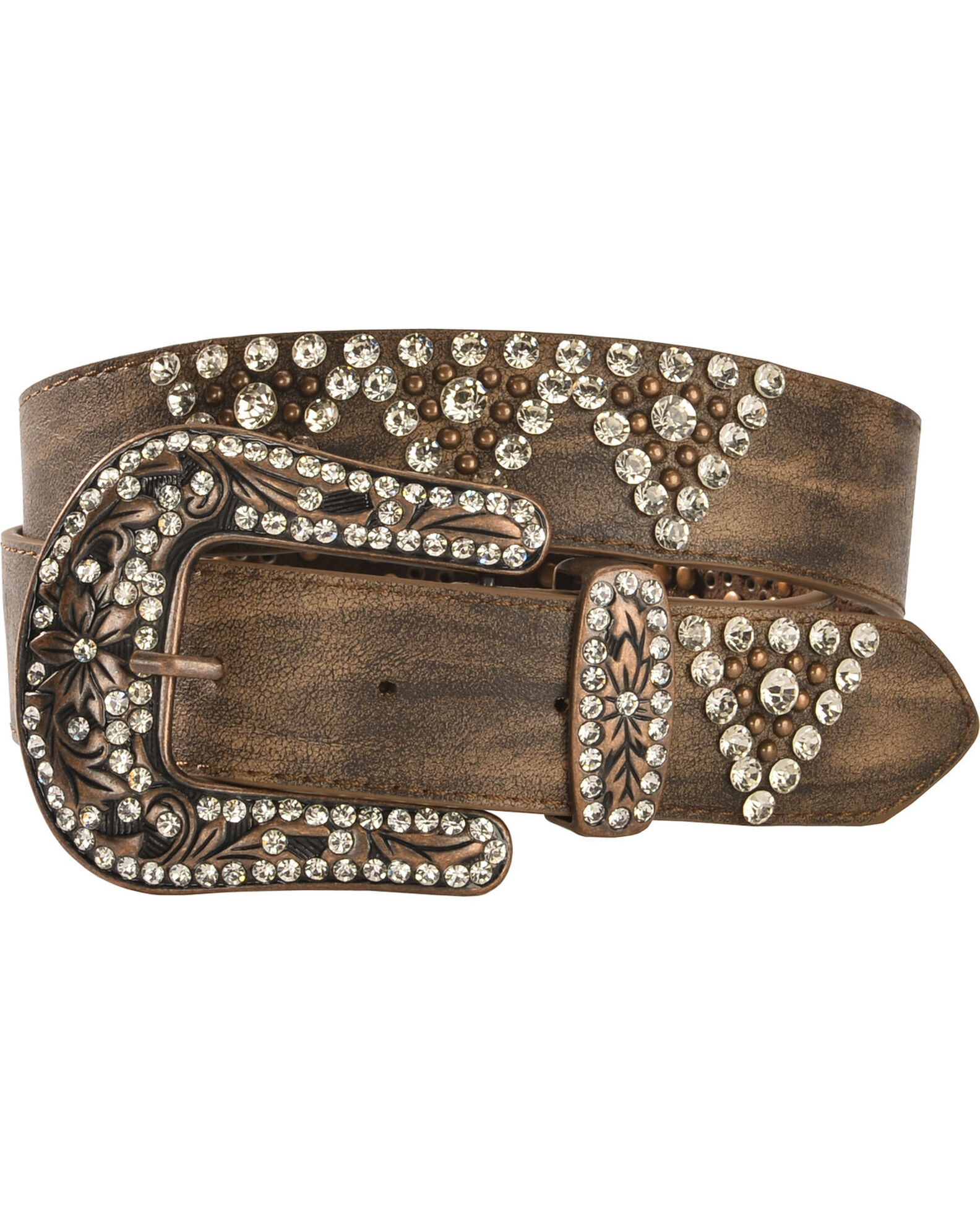 Wonderwest Women's Rhinestone Belt