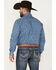 Image #4 - Stetson Men's Floral Long Sleeve Button Down Shirt, Blue, hi-res