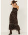 Image #2 - Cleo + Wolf Women's Dark Brown Floral Duster Dress, Dark Brown, hi-res