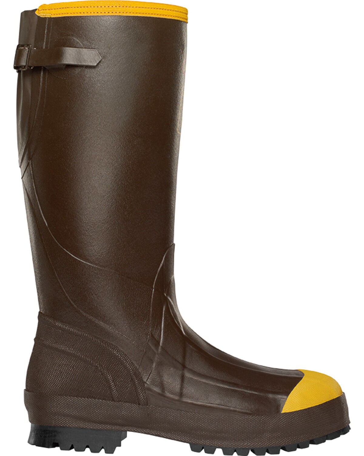 Image #1 - Lacrosse Men's Alpha Aggressive 16" Work Boots - Steel Toe, Brown, hi-res